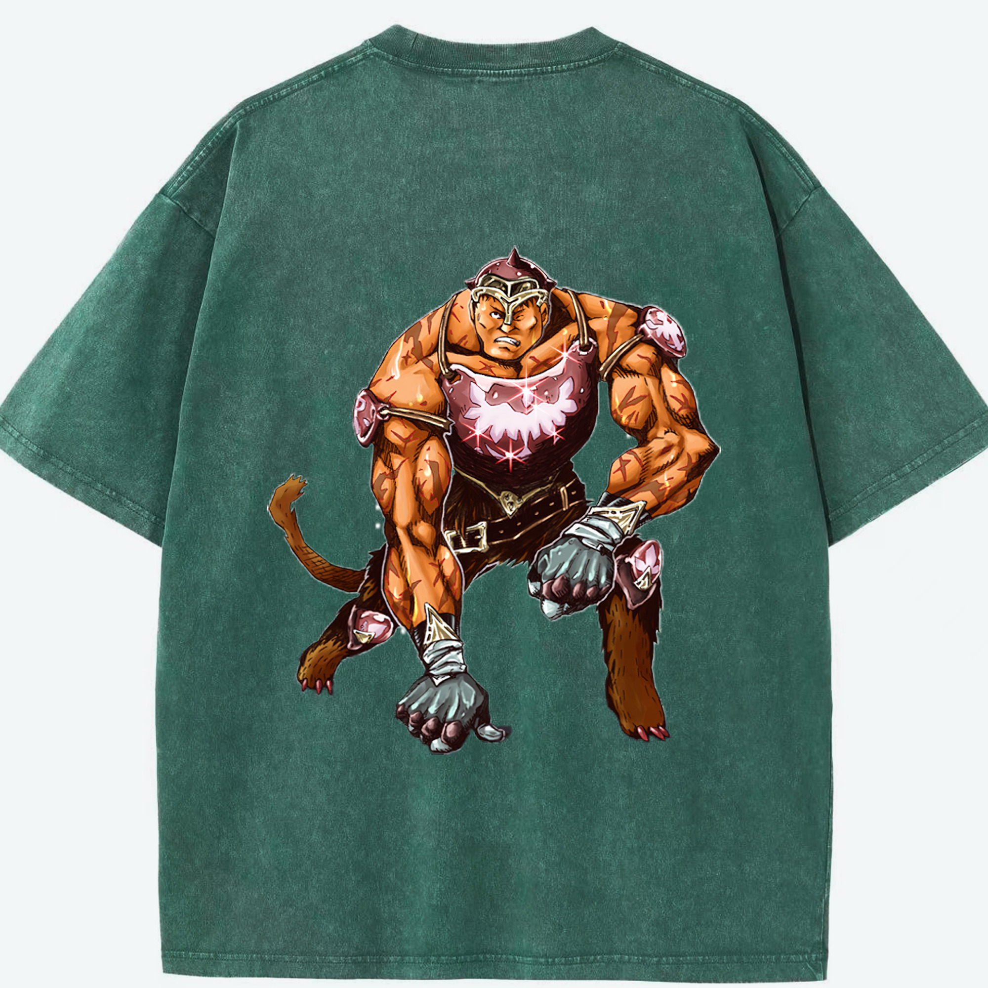 （画像用） 遊☆戯☆王 Yu-Gi-Oh! 綿100% ヴィンテージ風 半袖Tシャツ（背面プリント）